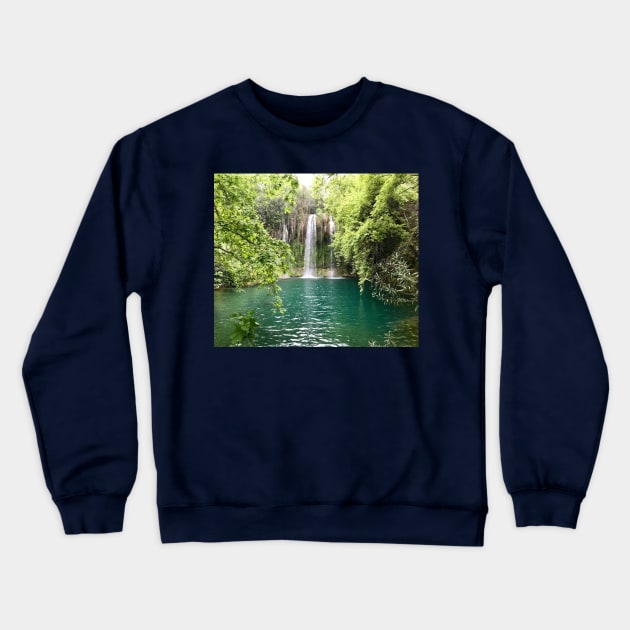 Waterfall Crewneck Sweatshirt by CindersRose